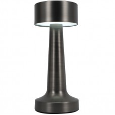 Επαναφορτιζόμενο Πορτατίφ LED 2W CCT Dimmable Μεταλλικό Μαύρο 3033